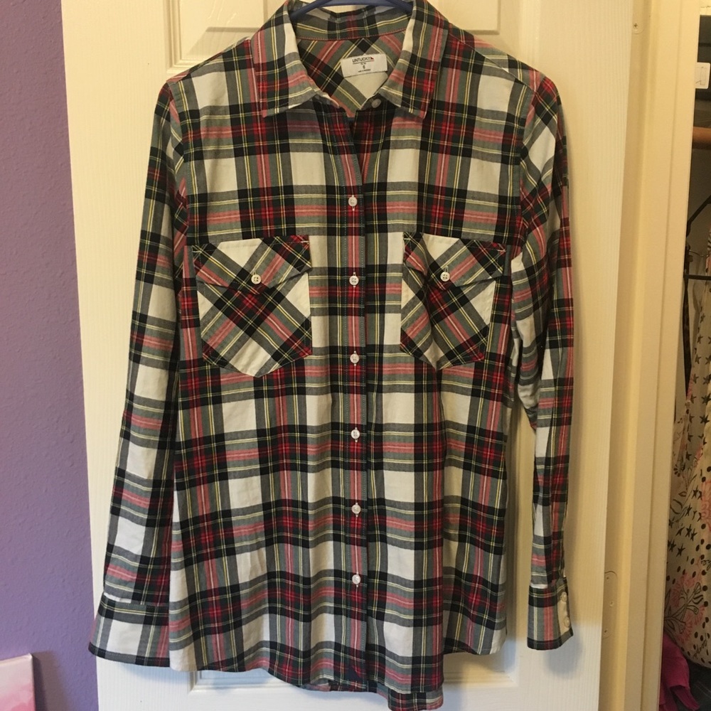Untuckit Plaid Button Down Shirt